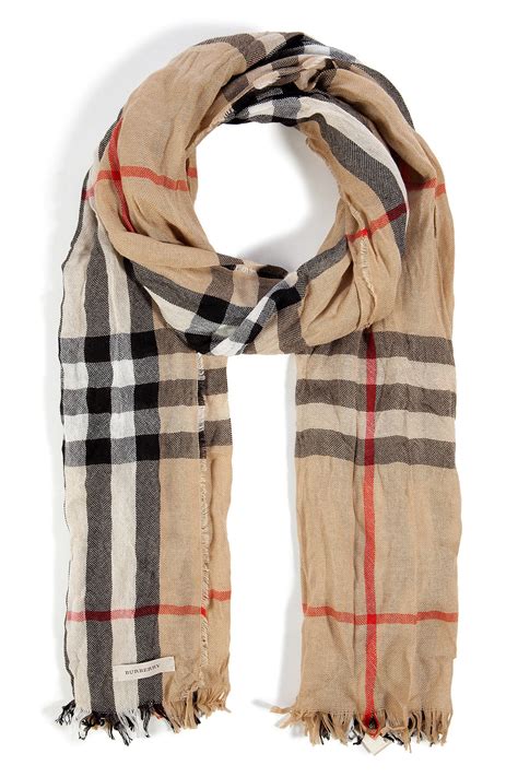 burberry giant check scarf camel|burberry cashmere check scarf beige.